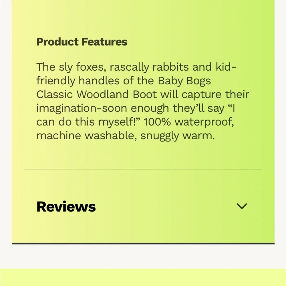 Bogs Classic Woodland Junior Boot Size 9